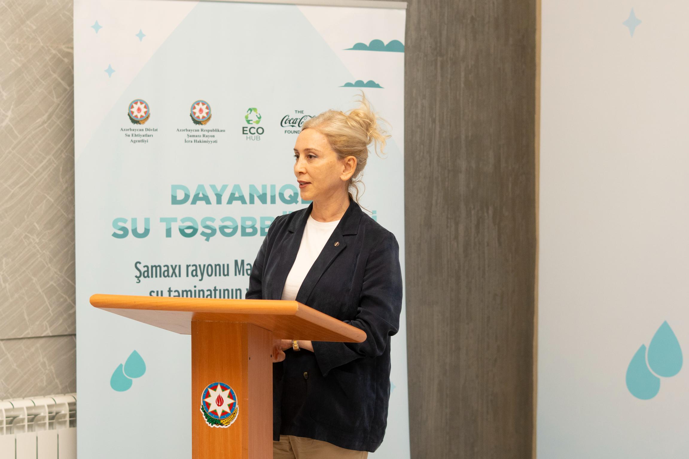 EcoHub-ın təşəbbüsü ilə Mərzəndiyə kəndində su layihəsi icra olundu (FOTO)